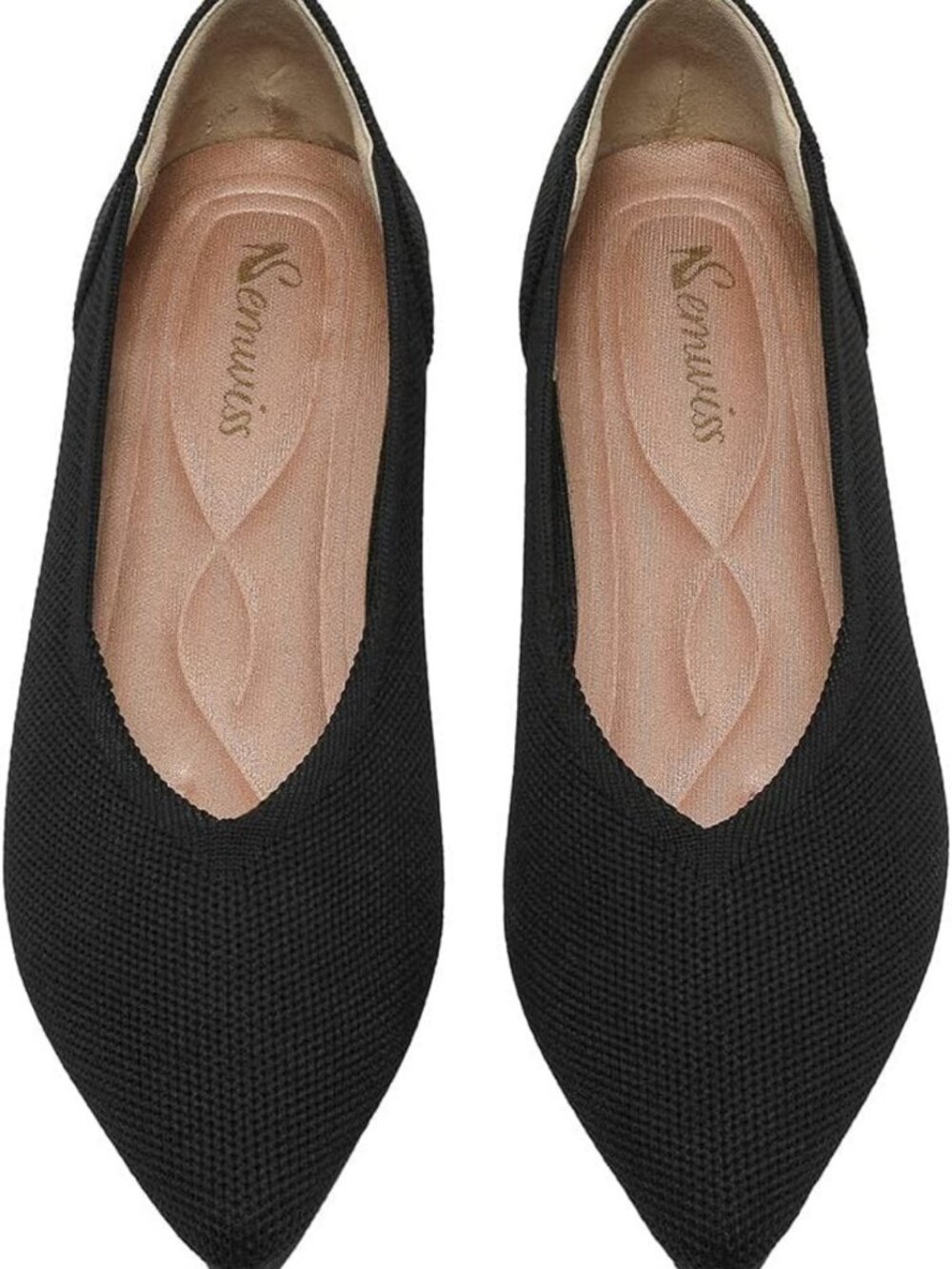 Comfortable Women's Pointed Toe Ballet Flats for Work & Dressy Occasions